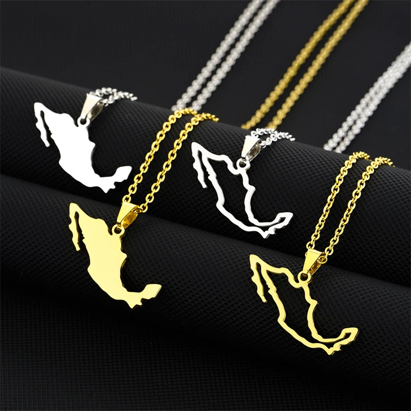 Collar Mapa de Mexico