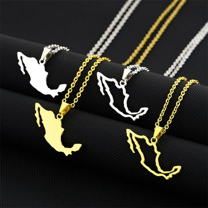 Collar Mapa de Mexico